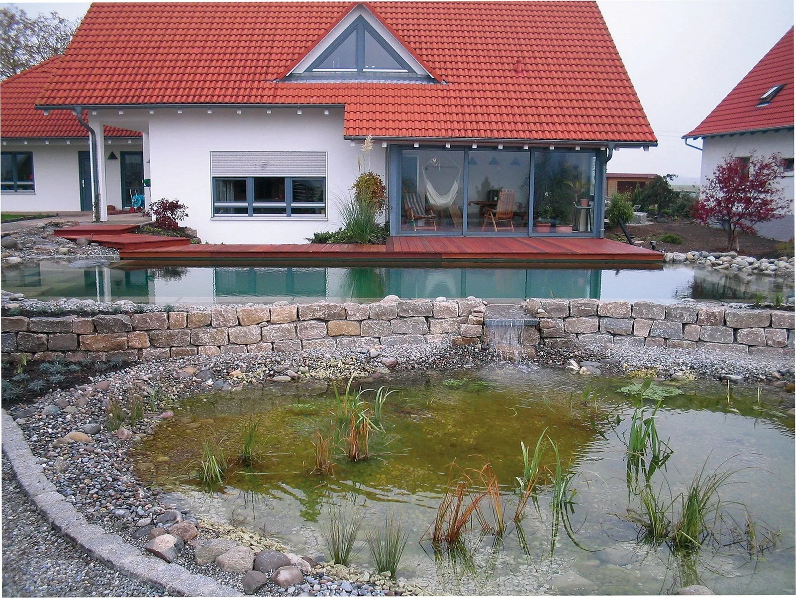 Schwimmteich in Bau